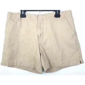 Gap Khakis Linen/Cotton Blend Shorts Size 8